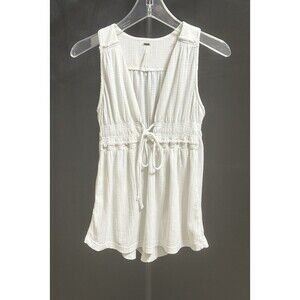 Free‎ People Womens XS White Halter Top Swim Cover